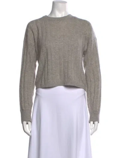Pre-owned Naadam Cashmere Crew Neck Sweater In Grey