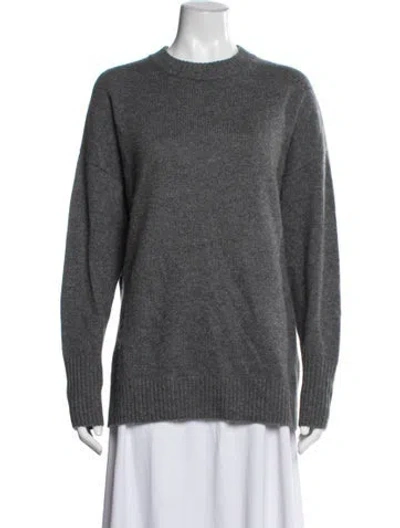 Pre-owned Naadam Cashmere Crew Neck Sweater In Grey