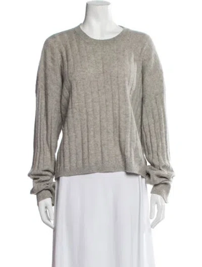 Pre-owned Naadam Cashmere Crew Neck Sweater In Grey