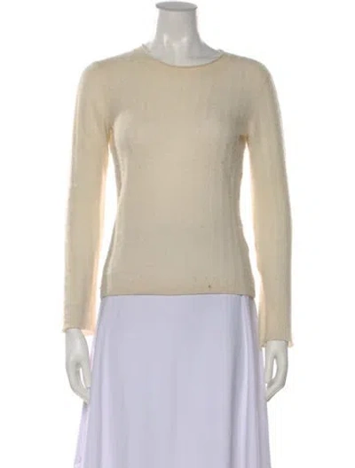 Pre-owned Naadam Cashmere Crew Neck Sweater In Neutral