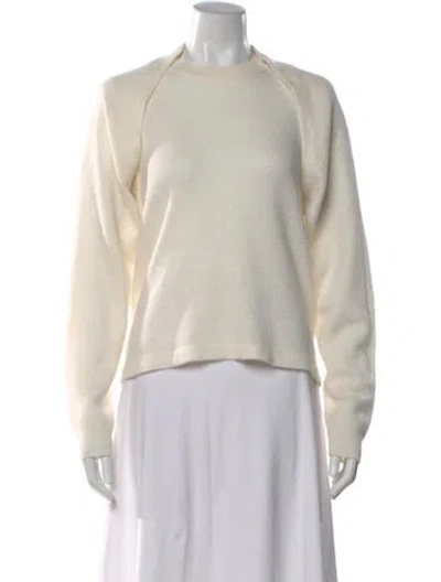 Pre-owned Naadam Cashmere Crew Neck Sweater In Neutral