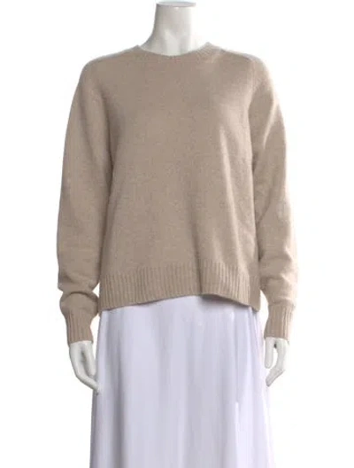 Pre-owned Naadam Cashmere Crew Neck Sweater In Neutral