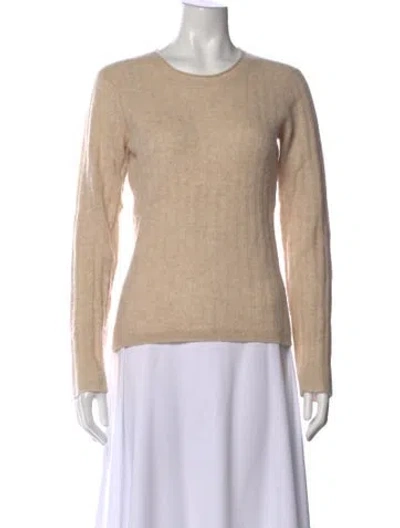 Pre-owned Naadam Cashmere Crew Neck Sweater In Neutral