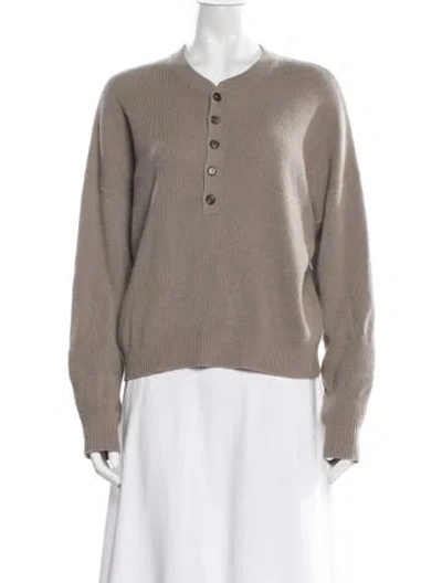 Pre-owned Naadam Cashmere Crew Neck Sweater In Neutrals