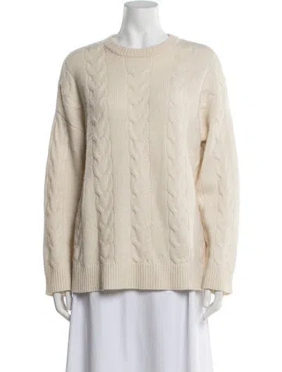 Pre-owned Naadam Cashmere Crew Neck Sweater In Neutrals