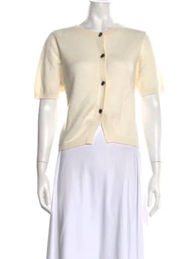 Pre-owned Naadam Cashmere Crew Neck Sweater In Neutrals