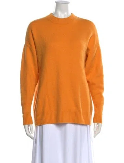 Pre-owned Naadam Cashmere Crew Neck Sweater In Orange