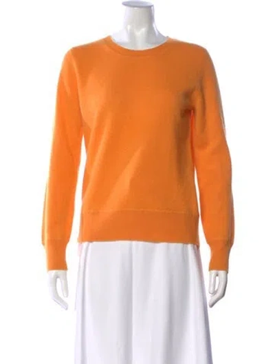 Pre-owned Naadam Cashmere Crew Neck Sweater In Orange