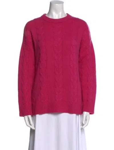 Pre-owned Naadam Cashmere Crew Neck Sweater In Pink