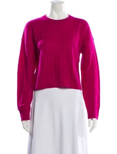Pre-owned Naadam Cashmere Crew Neck Sweater In Pink