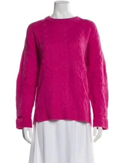 Pre-owned Naadam Cashmere Crew Neck Sweater In Pink