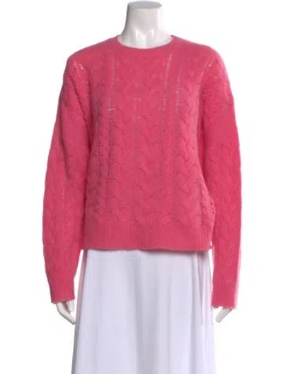 Pre-owned Naadam Cashmere Crew Neck Sweater In Pink