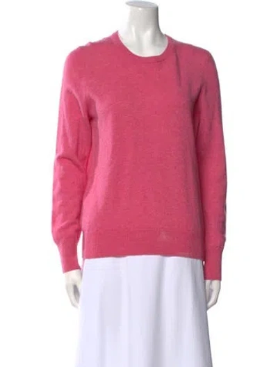 Pre-owned Naadam Cashmere Crew Neck Sweater In Pink