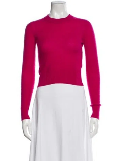Pre-owned Naadam Cashmere Crew Neck Sweater In Pink