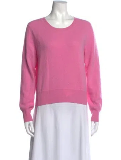 Pre-owned Naadam Cashmere Crew Neck Sweater In Pink