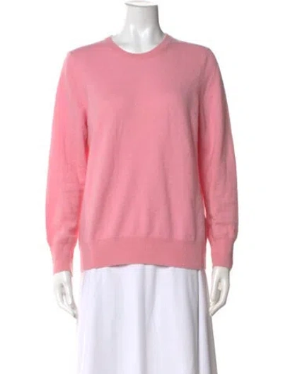 Pre-owned Naadam Cashmere Crew Neck Sweater In Pink