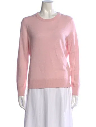 Pre-owned Naadam Cashmere Crew Neck Sweater In Pink