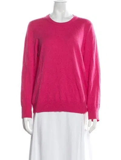 Pre-owned Naadam Cashmere Crew Neck Sweater In Pink