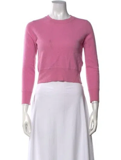Pre-owned Naadam Cashmere Crew Neck Sweater In Pink