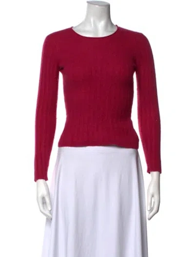Pre-owned Naadam Cashmere Crew Neck Sweater In Pink