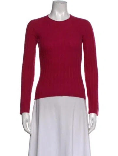 Pre-owned Naadam Cashmere Crew Neck Sweater In Pink