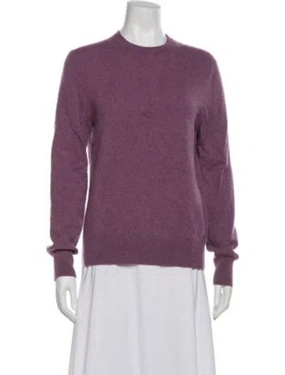 Pre-owned Naadam Cashmere Crew Neck Sweater In Purple