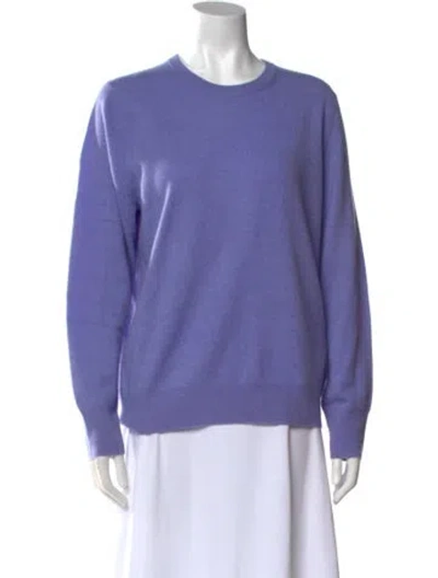 Pre-owned Naadam Cashmere Crew Neck Sweater In Purple