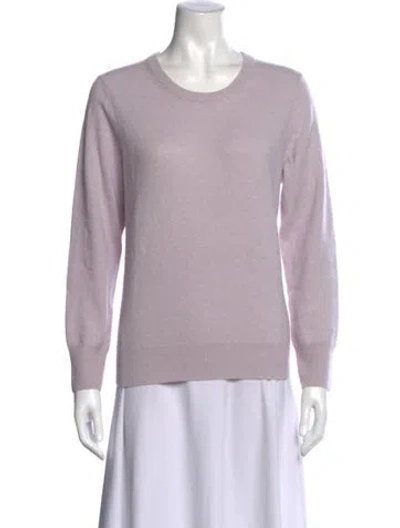 Pre-owned Naadam Cashmere Crew Neck Sweater In Purple