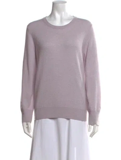 Pre-owned Naadam Cashmere Crew Neck Sweater In Purple