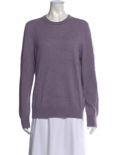 Pre-owned Naadam Cashmere Crew Neck Sweater In Purple