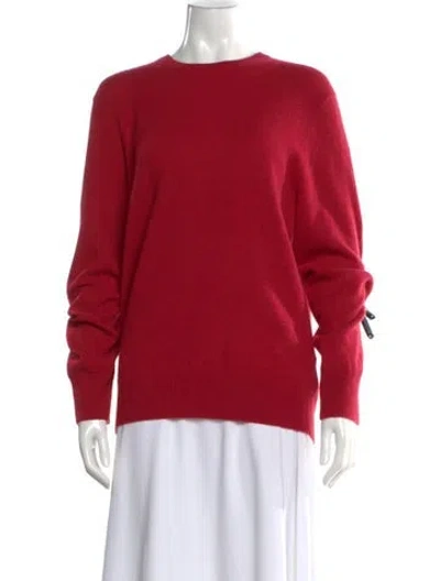 Pre-owned Naadam Cashmere Crew Neck Sweater In Red