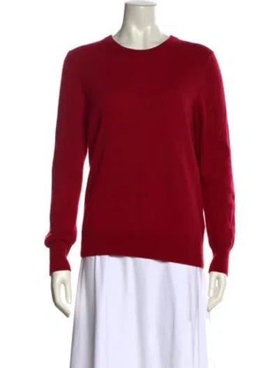 Pre-owned Naadam Cashmere Crew Neck Sweater In Red