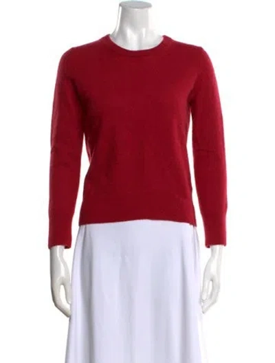 Pre-owned Naadam Cashmere Crew Neck Sweater In Red