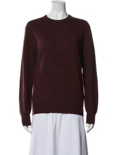 Pre-owned Naadam Cashmere Crew Neck Sweater In Red
