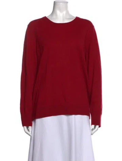 Pre-owned Naadam Cashmere Crew Neck Sweater In Red