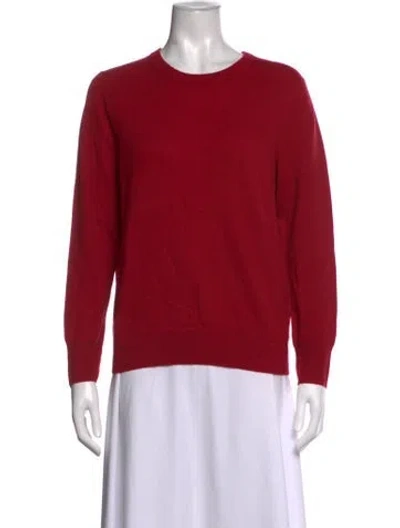 Pre-owned Naadam Cashmere Crew Neck Sweater In Red