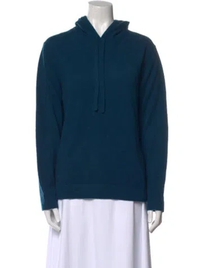Pre-owned Naadam Cashmere Crew Neck Sweater W/ Tags In Blue