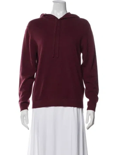 Pre-owned Naadam Cashmere Crew Neck Sweater W/ Tags In Burgundy
