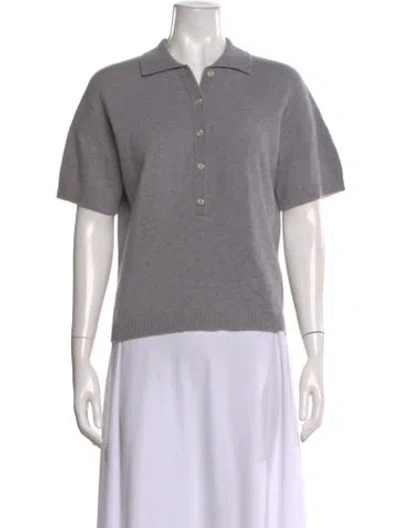 Pre-owned Naadam Cashmere Crew Neck Sweater W/ Tags In Gray