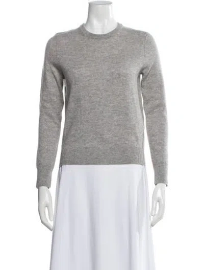 Pre-owned Naadam Cashmere Crew Neck Sweater W/ Tags In Gray