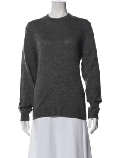 Pre-owned Naadam Cashmere Crew Neck Sweater W/ Tags In Gray