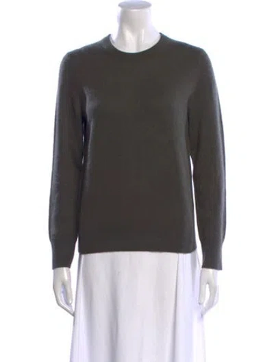 Pre-owned Naadam Cashmere Crew Neck Sweater W/ Tags In Green