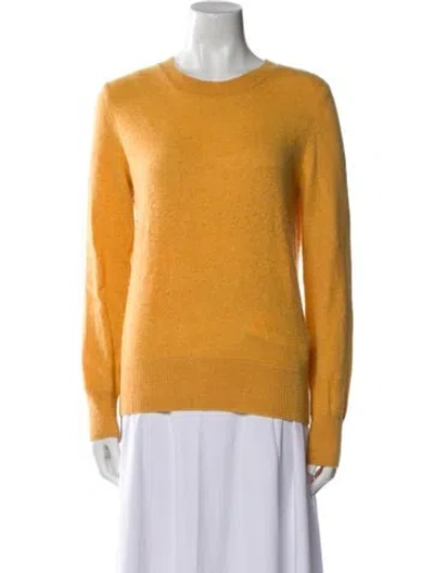 Pre-owned Naadam Cashmere Crew Neck Sweater In Yellow