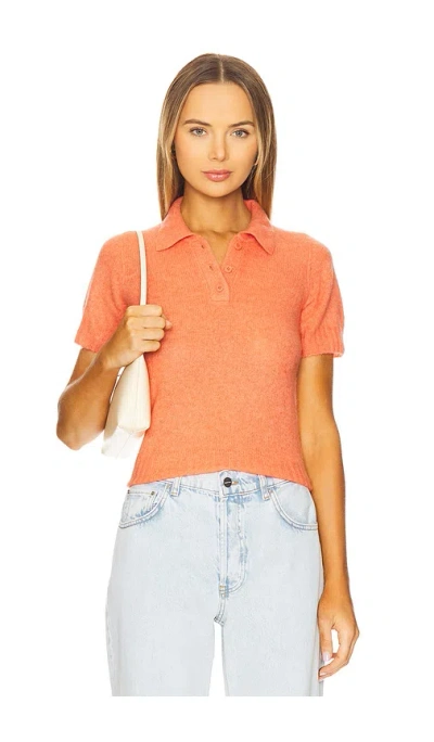 Naadam Cashmere Featherweight Polo In 花蜜粉