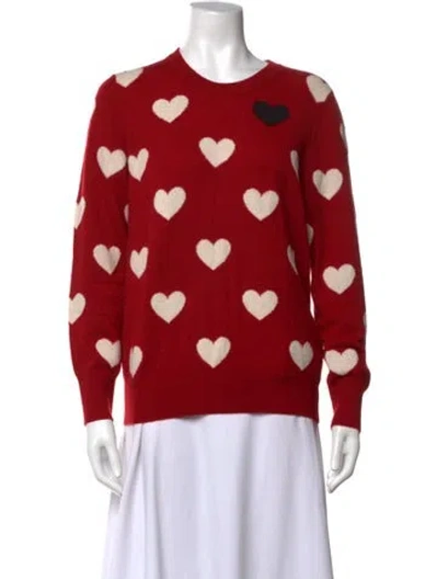 Pre-owned Naadam Cashmere Graphic Print Sweater In Black