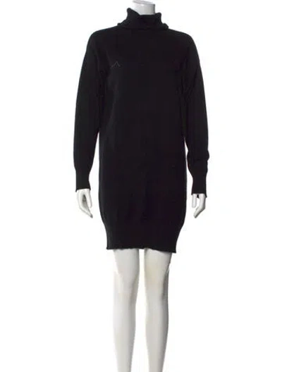 Pre-owned Naadam Cashmere Knee-length Dress In Black