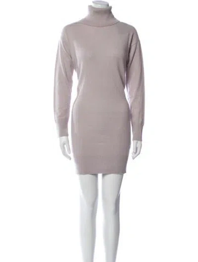 Pre-owned Naadam Cashmere Knee-length Dress In Gray