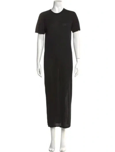 Pre-owned Naadam Cashmere Long Dress In Black