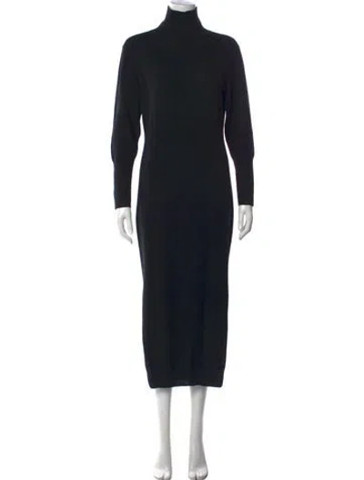 Pre-owned Naadam Cashmere Long Dress In Black