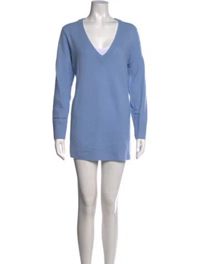 Pre-owned Naadam Cashmere Long Dress In Blue